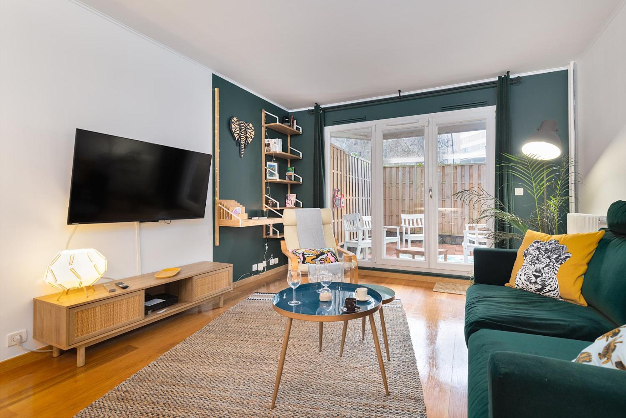 장티이 Cosy'N Paris - Parking Secure - Metro 14 - Wifi - Terrace - Premium Bedding 아파트 외부 사진